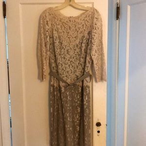 Beautiful beige/:tan lace dress